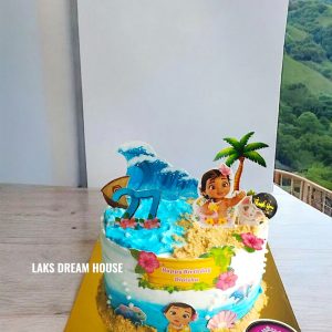Mona Theme Cake | Birthday Cake