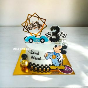 Mickey Mouse Theme Cake | Race Mickey Mouse Cake